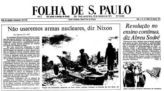 17 sitios de imágenes del pasado para recordar la historia Portada de los años 70, en referencia a la Guerra de Vietnam - colección de hojas