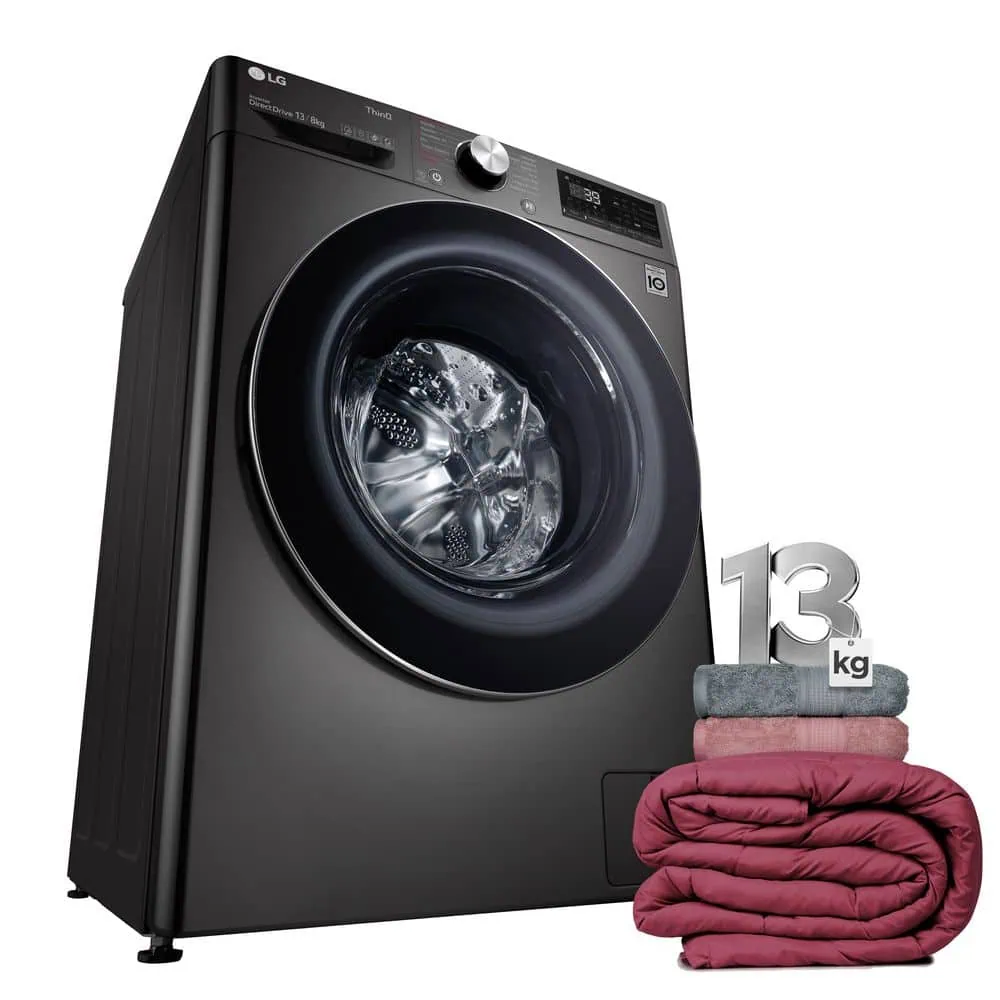 Novas lava e seca lg de 13kg usam inteligência artificial para melhor limpeza Lava e seca lg
