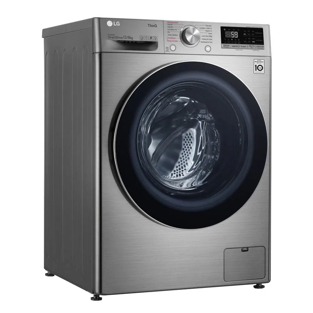 Novas lava e seca lg de 13kg usam inteligência artificial para melhor limpeza Lava e seca lg de 13kg
