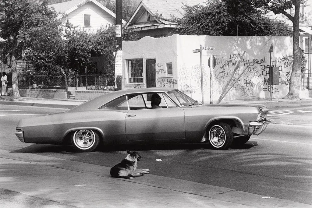 17 sitios de imágenes del pasado para recordar la historia Imagen del fotógrafo George Rodríguez tomada en un suburbio estadounidense en la década de 70 - colección del museo Getty