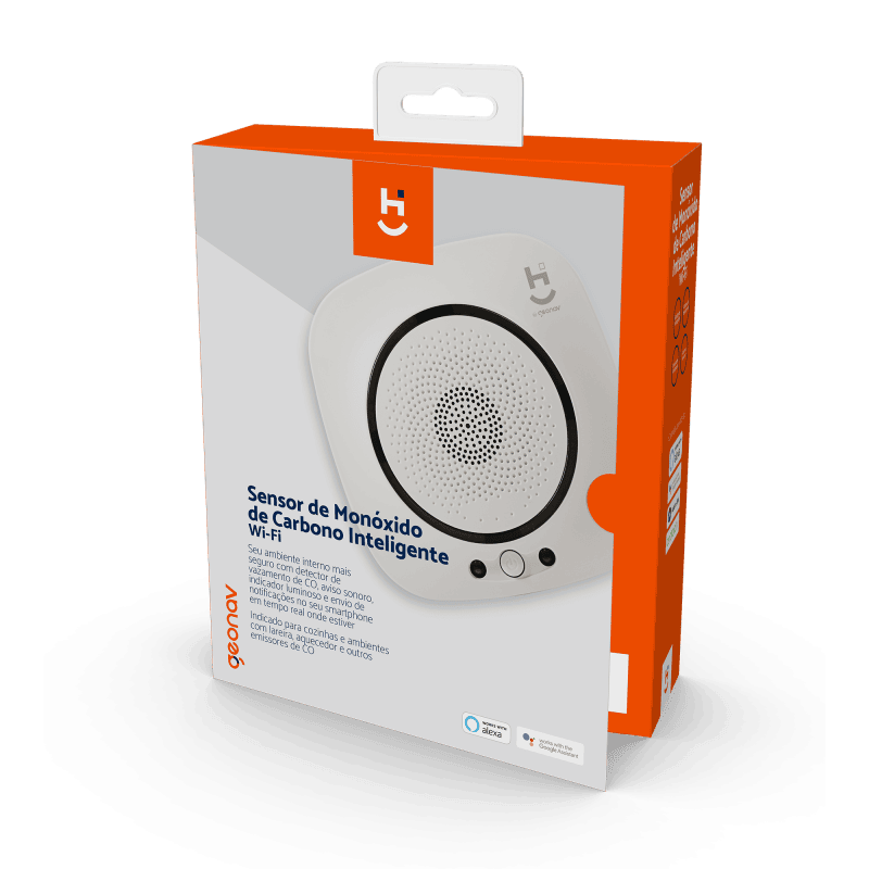 Como montar a casa conectada com alexa Sensor de monóxido de carbono geonav