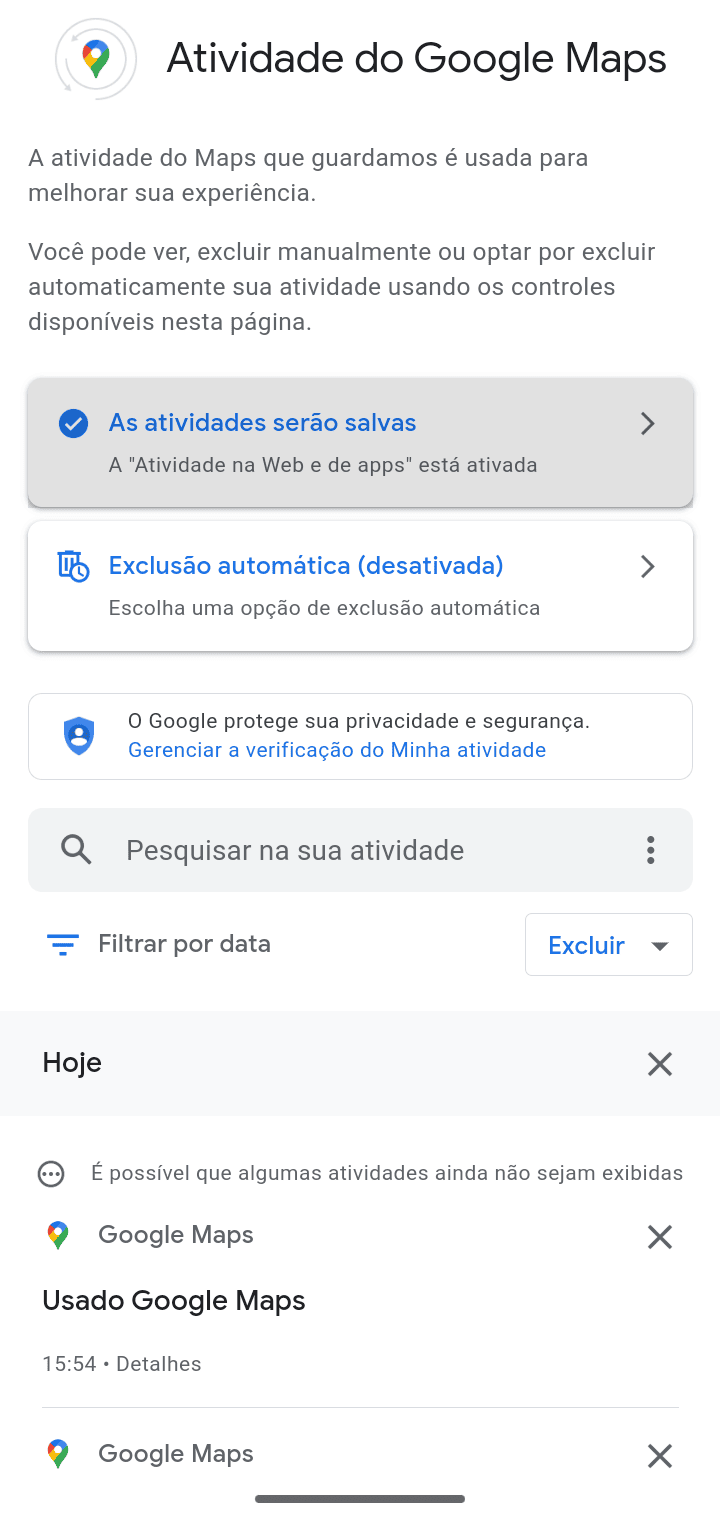 30 dicas do google maps: planeje viagens, meça distâncias e mais Gerencie o seu histórico - dicas e truques para o google maps