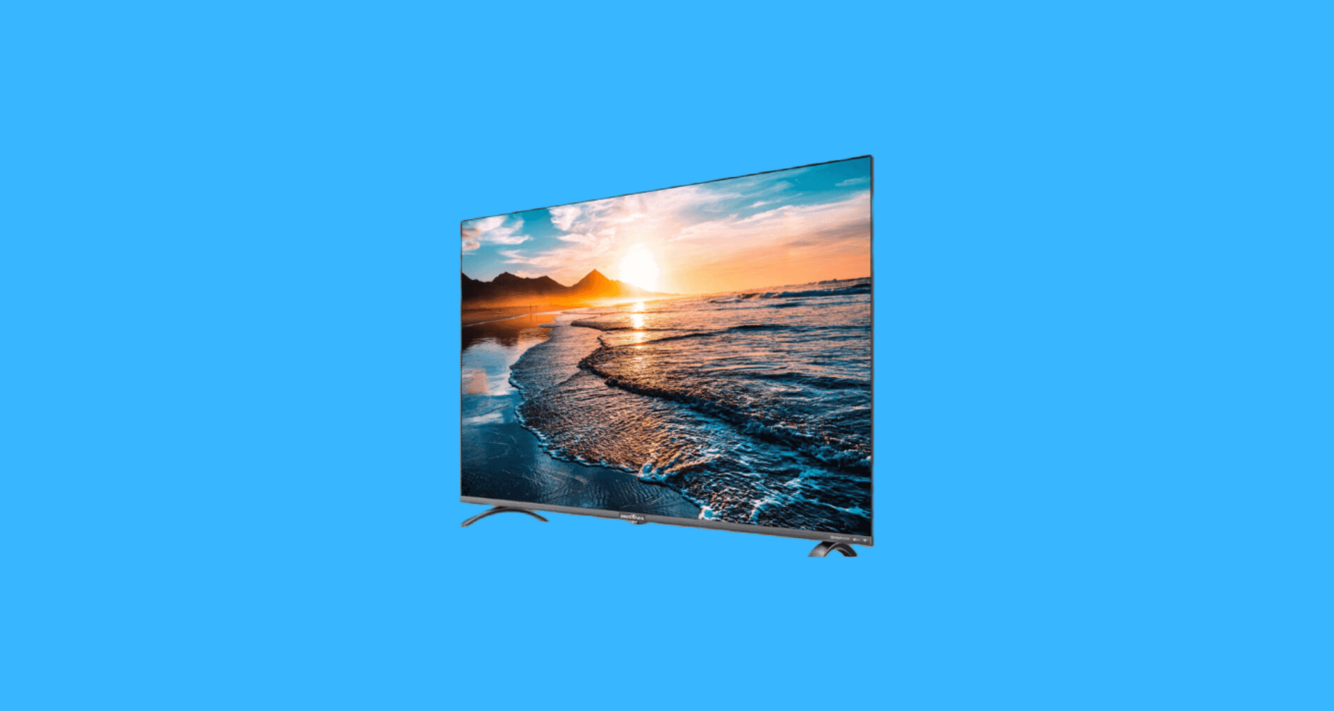 55インチの英国製スマートテレビ.