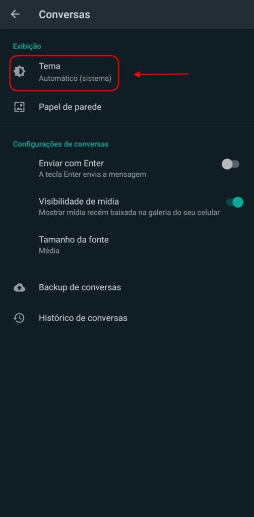 Whatsapp: 15 dicas e truques para usar melhor o app Mudando tema do whatsapp