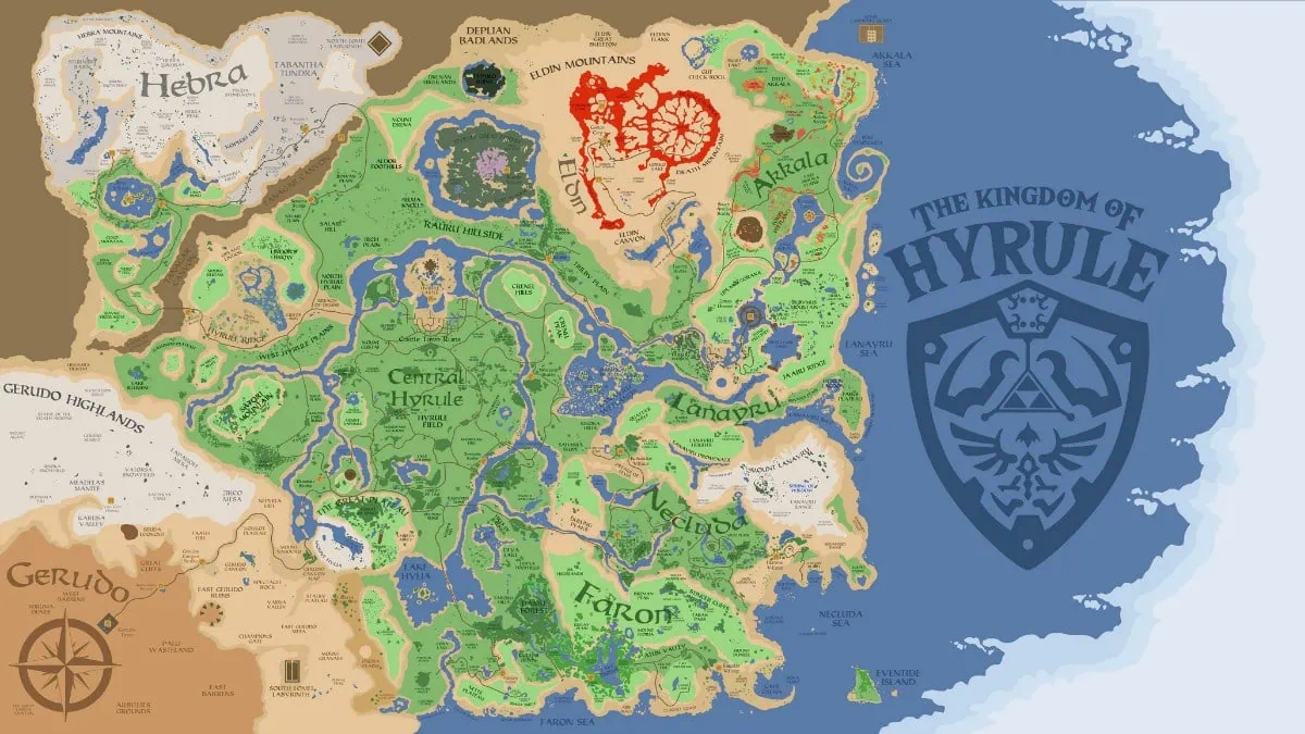 Jogador cria zelda street view, um mapa interativo de hyrule