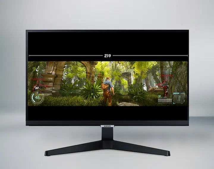 Review: samsung m5 é o monitor inteligente que você não sabia que precisava Modo ultrawide