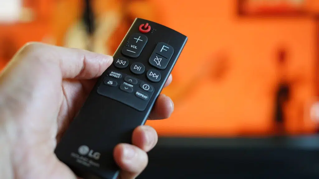 Soundbar lg gx eleva o topo da qualidade sonora premium Controle da soundbar lg gx