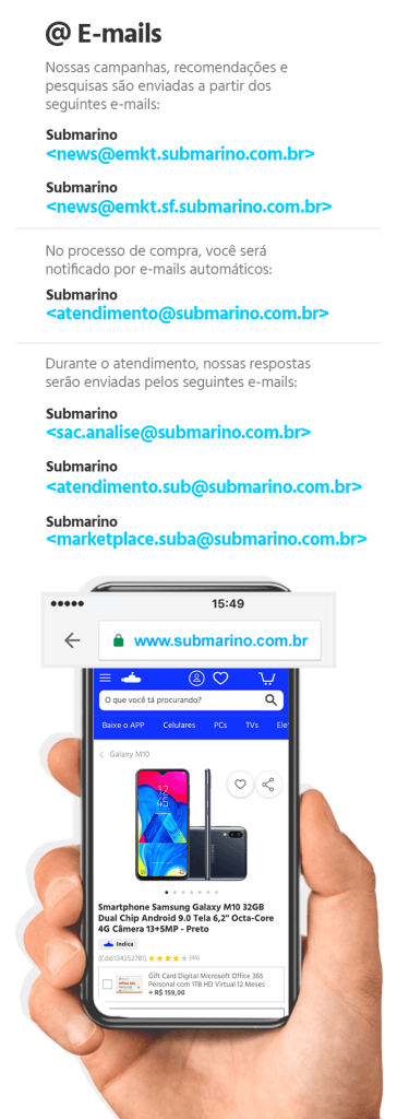 Submarino é confiável? Veja como comprar com segurança Observe bem os e-mails do submarino submarino é confiável