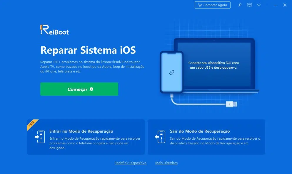 Reiboot: como reparar o sistema ios e erros do iphone Reiboot - como reparar o sistema ios. Passo a passo