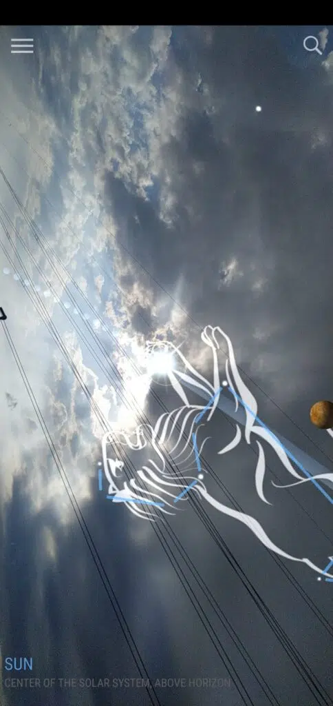 Top 20 jogos e apps de vr e ar para android e ios Skyview no modo ar em uma tarde nublada