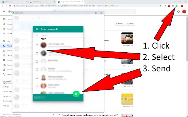 Conheça 8 extensões que melhoram o whatsapp web Share to whatsapp - extensões no whatsapp web