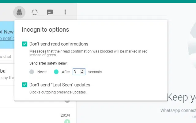 Conheça 8 extensões que melhoram o whatsapp web Waincognito - extensões no whatsapp web
