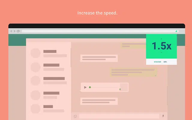 Conheça 8 extensões que melhoram o whatsapp web Zapp: whatsapp audio speed and volume - extensões no whatsapp web