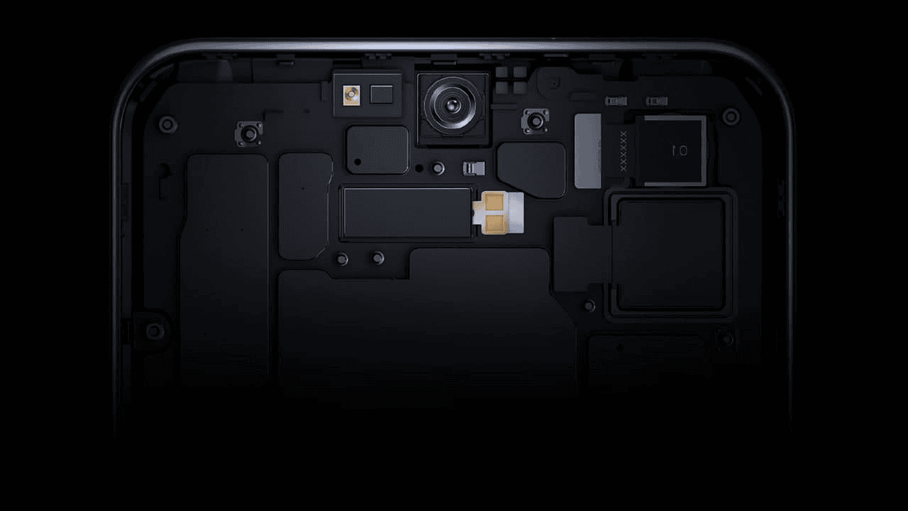 How did samsung manage to put a camera behind the screen on the galaxy z fold3 5g?