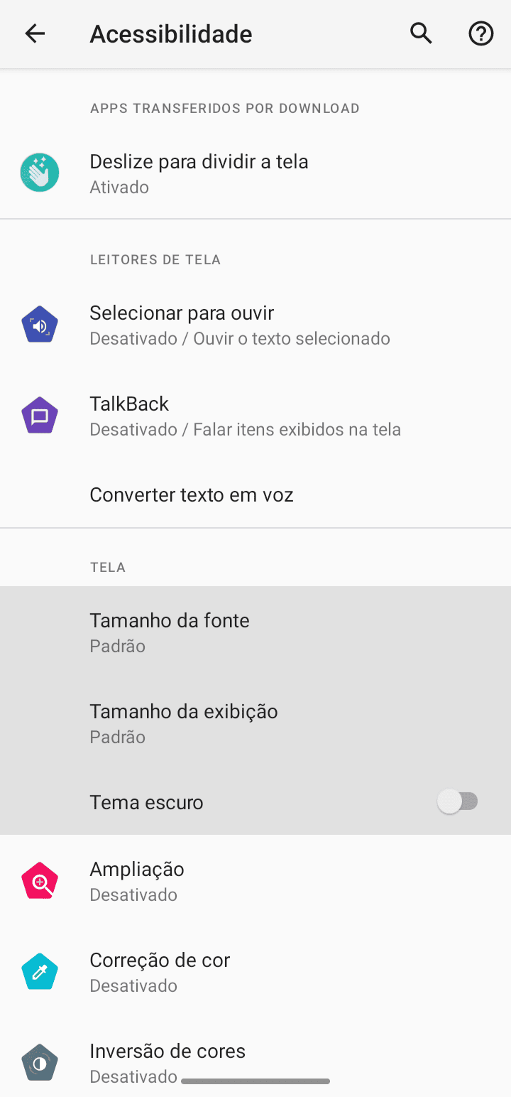 25 Android tips and tricks that will improve any smartphone Modify color and size features - tips and tricks that improve any android smartphone