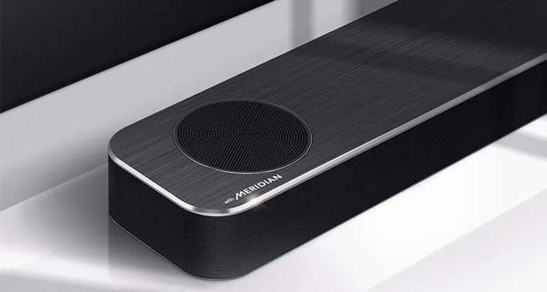 Lg home theater sound bar sp8a e sp9a: "a nova realidade em som" Meridian horizon no lg home theater sound bar