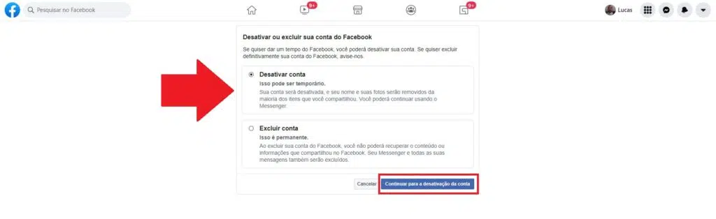 Como desativar o facebook temporariamente Como desativar o facebook temporariamente