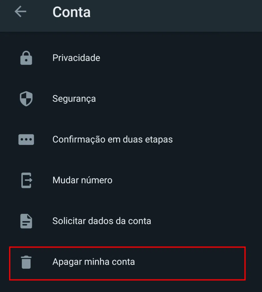 Como apagar a conta do whatsapp Como apagar a conta do whatsapp