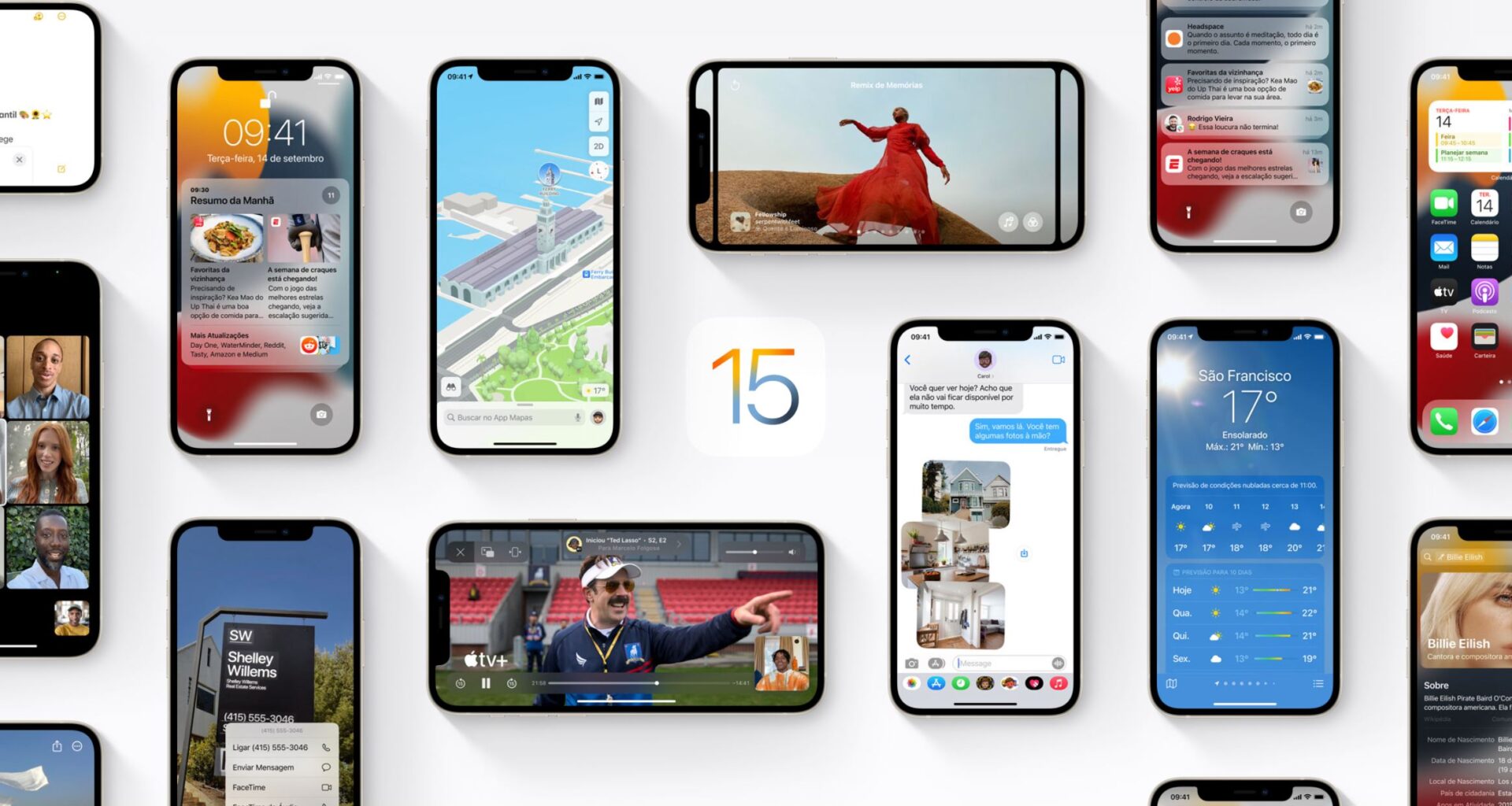 Ios 15. 1 traz shareplay e melhorias na câmera do iphone 13 pro