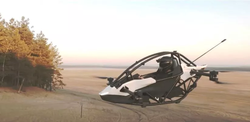 Jetson one, um kart voador inspirado em star wars