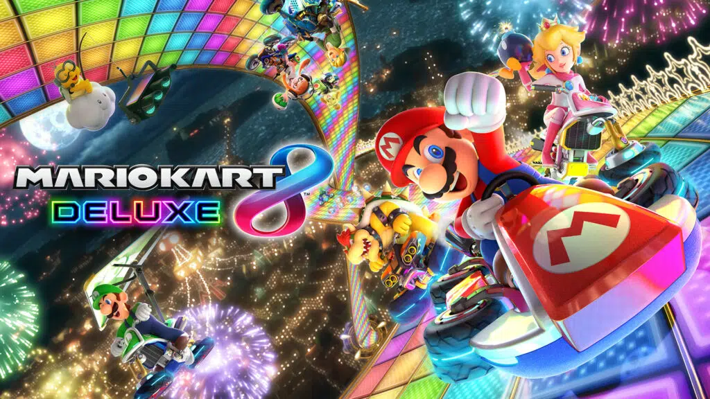 Çocuklarınızla oynayabileceğiniz en iyi oyunlar Mario Kart 8 Deluxe'ün tanıtım görseli