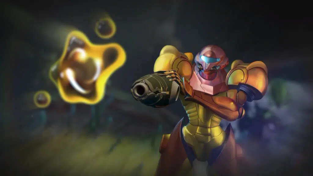 Review: metroid dread é simplesmente incrível Samus olha e mira no parasita x.