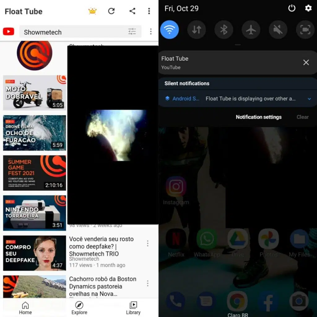 Como ouvir youtube com a tela desligada no android e iphone Tutorial de como ouvir youtube com a tela desligada com floattube