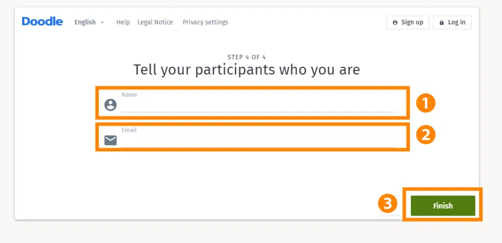 Como votar em datas de festas, reuniões e eventos com o doodle Passo 16 — como organizar um evento no doodle?