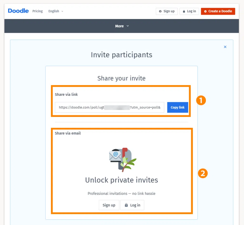 Como votar em datas de festas, reuniões e eventos com o doodle Passo 17 — como organizar um evento no doodle?