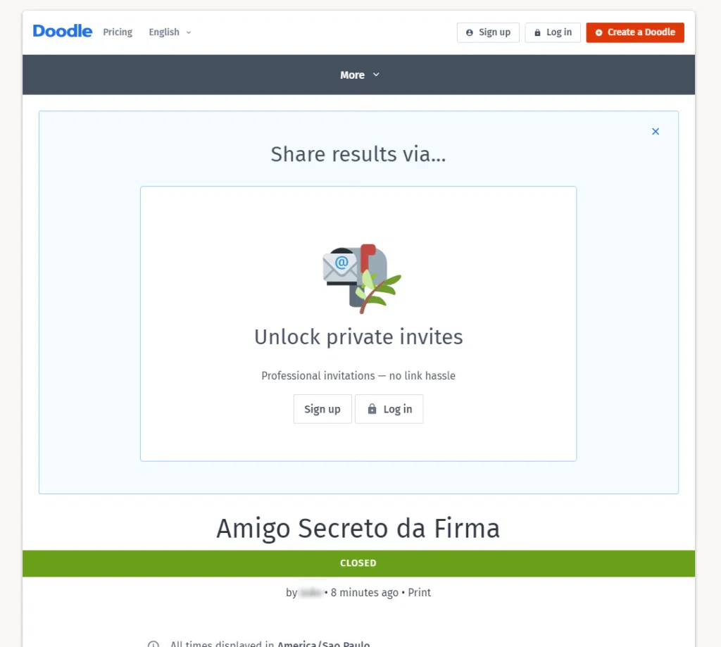 Como votar em datas de festas, reuniões e eventos com o doodle Passo 22 — como organizar um evento no doodle?