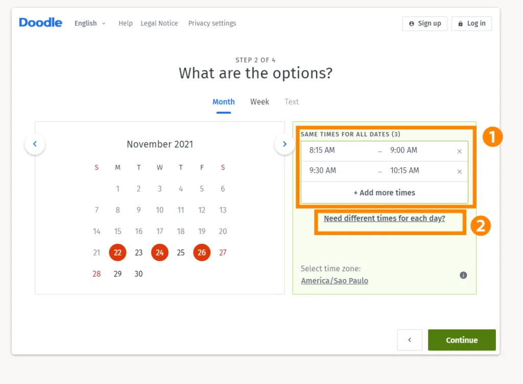 Como votar em datas de festas, reuniões e eventos com o doodle Passo 8 — como organizar um evento no doodle?