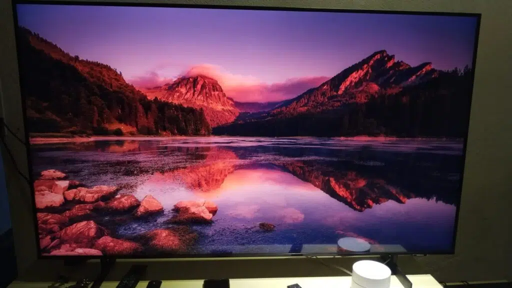 Review: samsung crystal uhd 4k (au8000), uma smart tv de entrada muito poderosa Modo ambiente da au8000