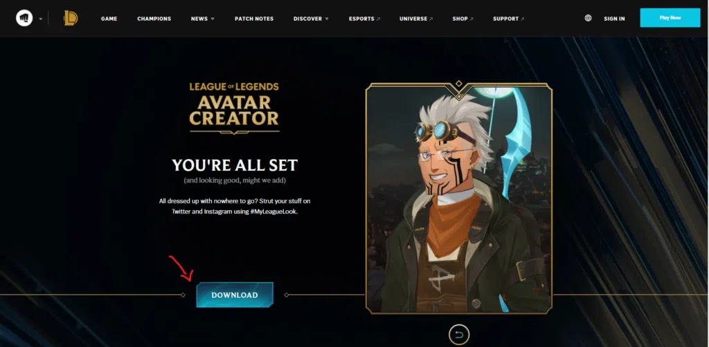 Saiba como criar um avatar de league of legends de respeito! Avatar pronto para ser usado