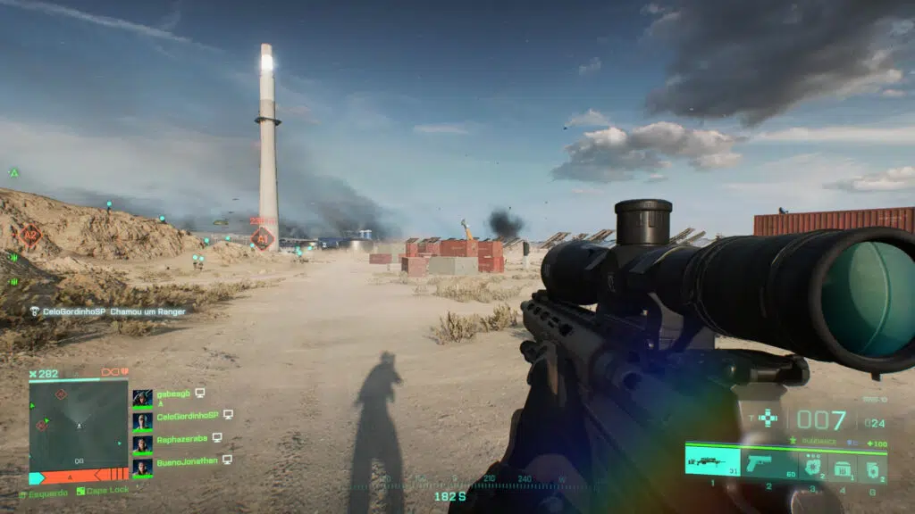 Review: intel nuc 11 extreme beast canyon é mini pc gamer com desempenho de gente grande Pc rodando o battlefield 2042.