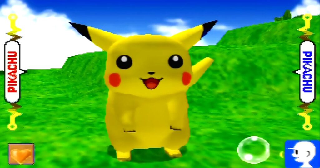 Screenshot de hey you, pikachu! , do nintendo 64.