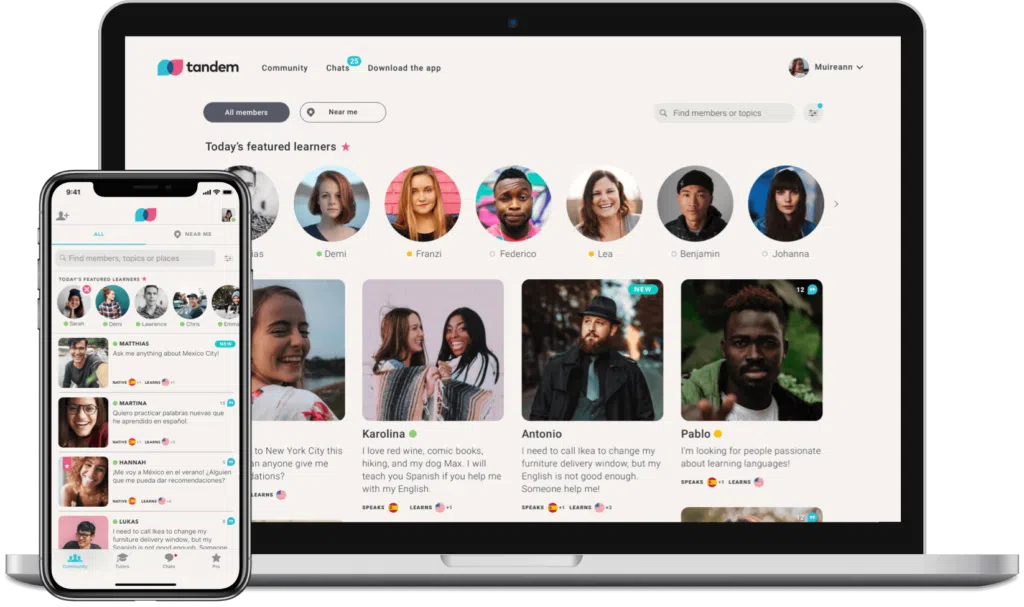 5 melhores aplicativos gratuitos para aprender inglês Tandem