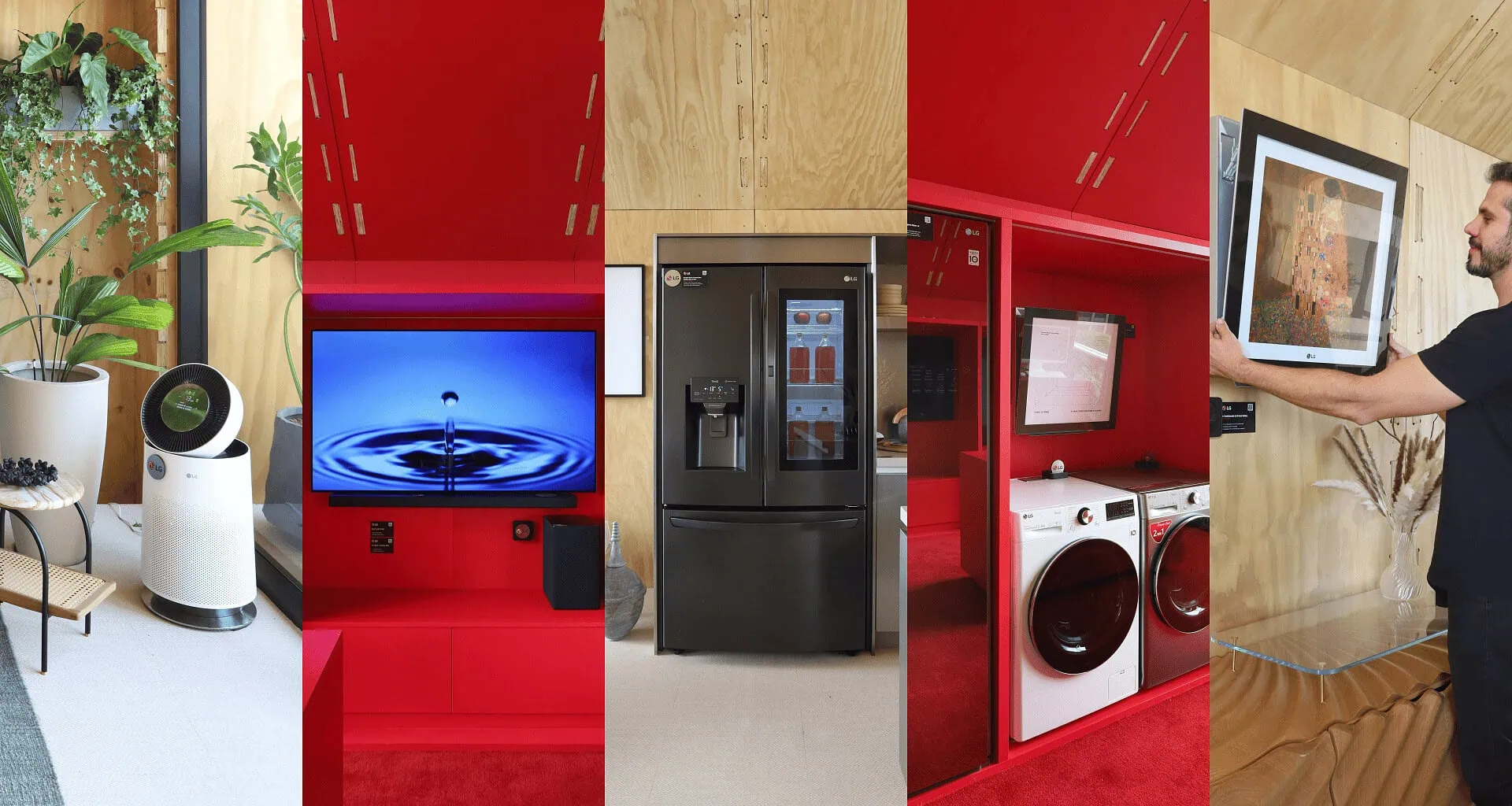 Casacor 2021, Technologie-Event, präsentiert Connected-Home-Konzept mit LG do Brasil