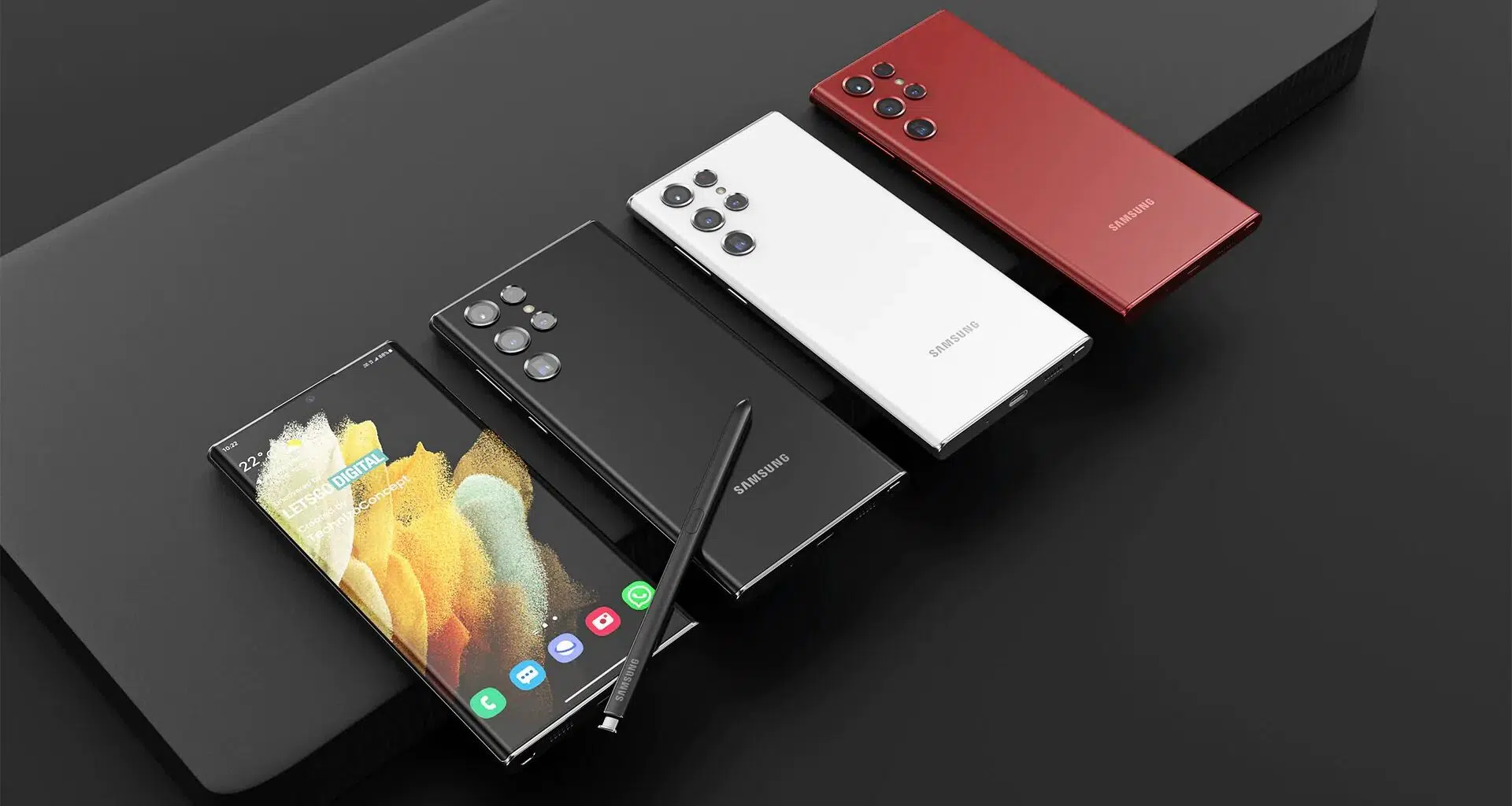 Possible photos of the galaxy s22