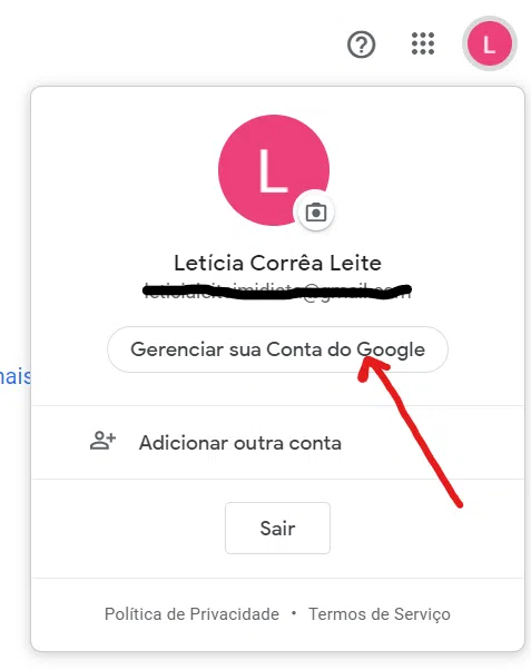 Como fazer backup e excluir a conta do google Acesse gerenciar sua conta para encontrar as opções de exclusão e download de dados