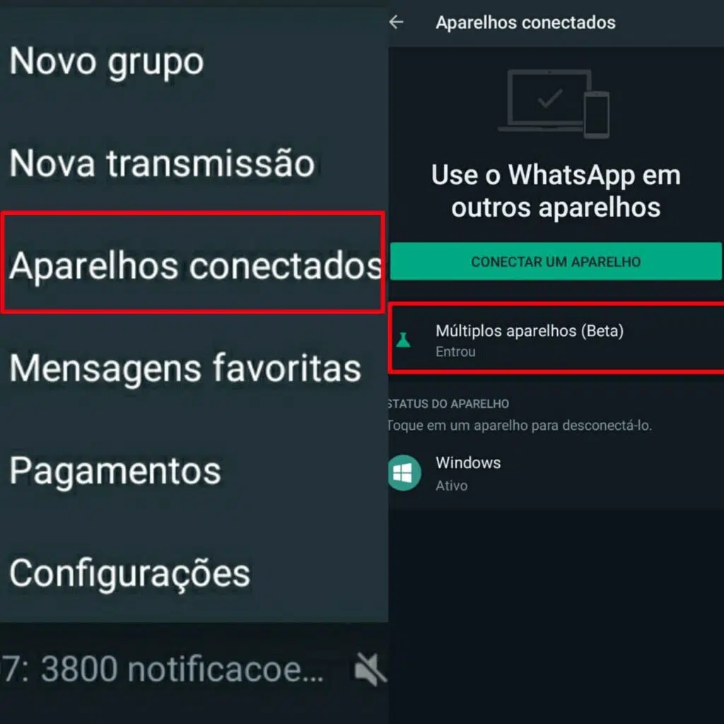 Whatsapp em até 4 aparelhos? Veja como usar a nova função Imagem explicativa de como usar whatsapp em até 4 aparelhos