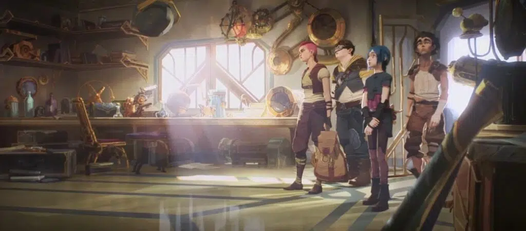 Série animada arcane: curiosidades, easter eggs e mais; confira! Crianças perdidas de zaun no apartamento de jayce