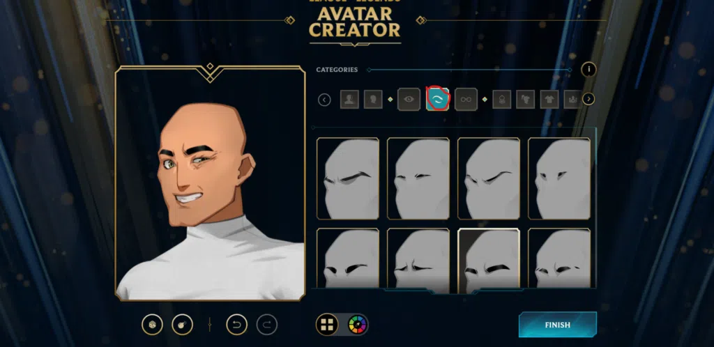 Saiba como criar um avatar de league of legends de respeito! Sobrancelha do avatar