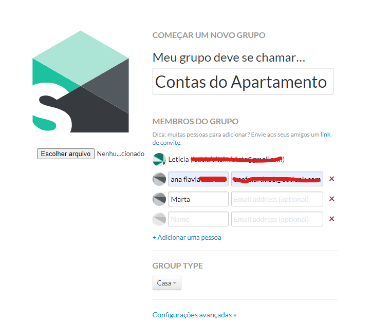 Cómo usar splitwise para dividir facturas en grupo Comience a usar splitwise creando el grupo