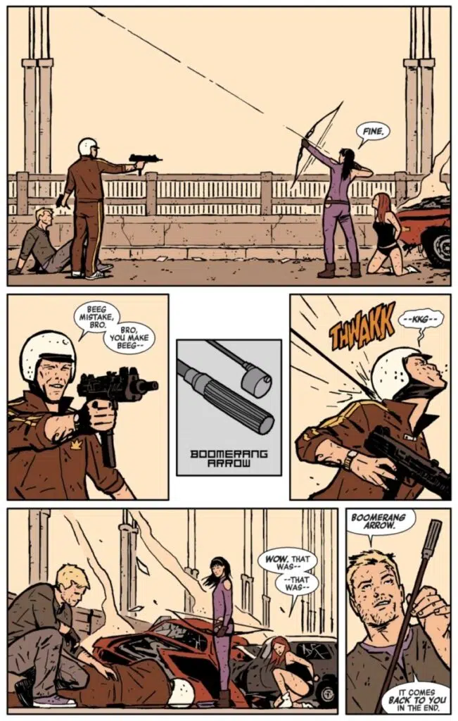 Hawkeye: reseña, huevos de pascua y referencias en el episodio 4 episodio de ojo de halcón 4
