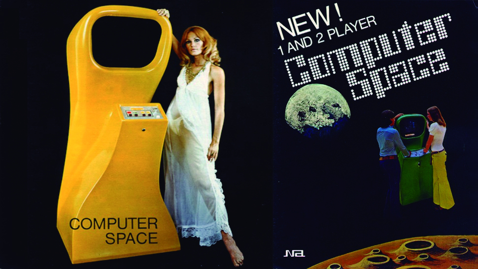 Propaganda de 1971 que dá destaque ao computer space. (imagem: reprodução)