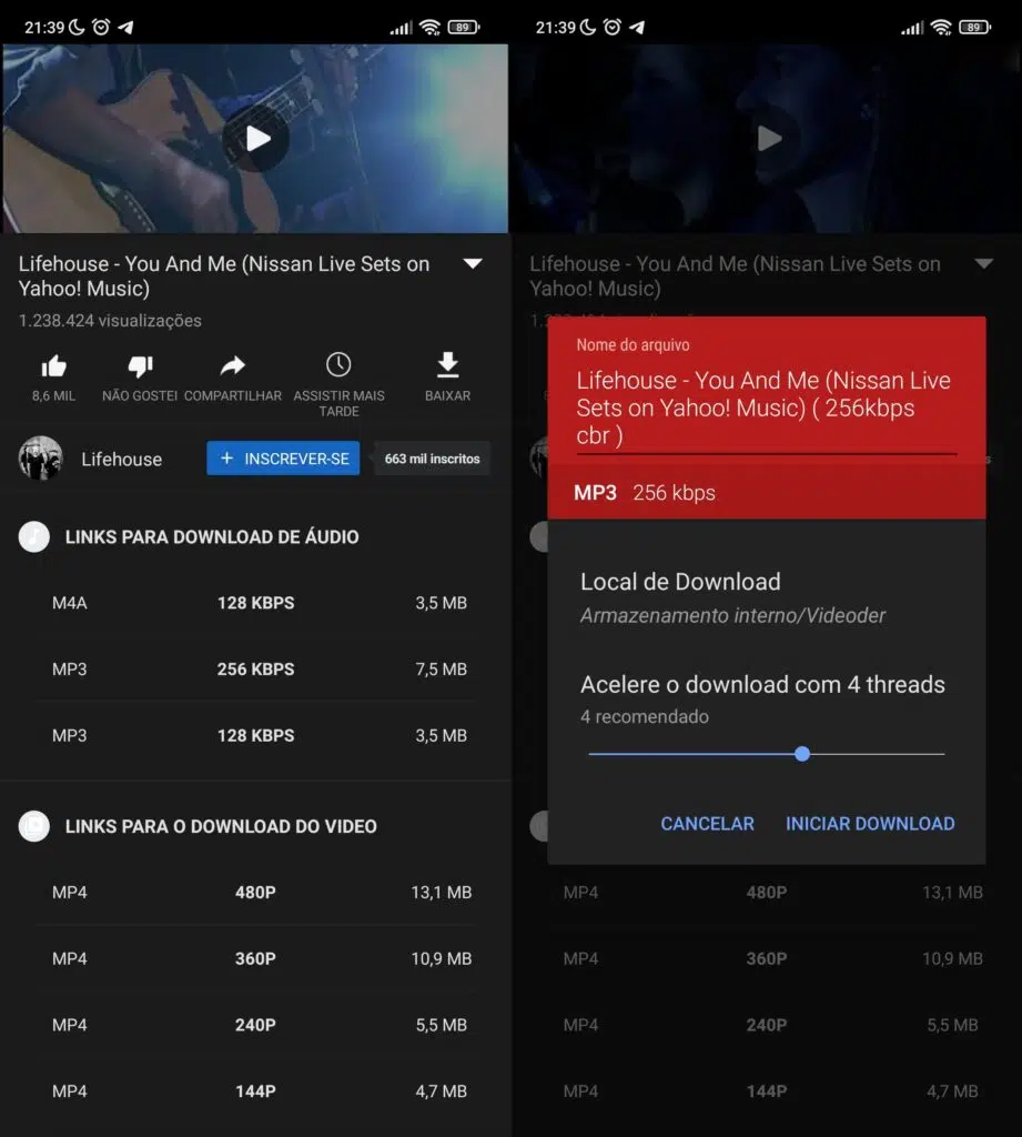 Como baixar vídeo (ou música) do youtube sem app Baixar música com videoder