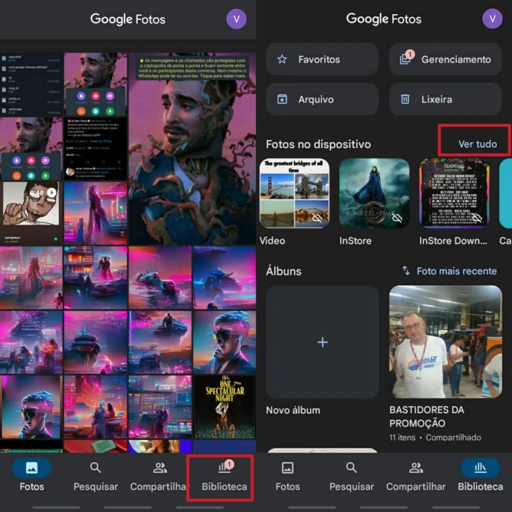 Como criar um álbum de família automático no google fotos em 4 passos Imagem explicativa sobre como realizar backup de fotos para o google fotos