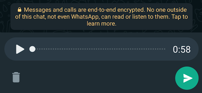 Whatsapp libera função de ouvir mensagem antes de enviar