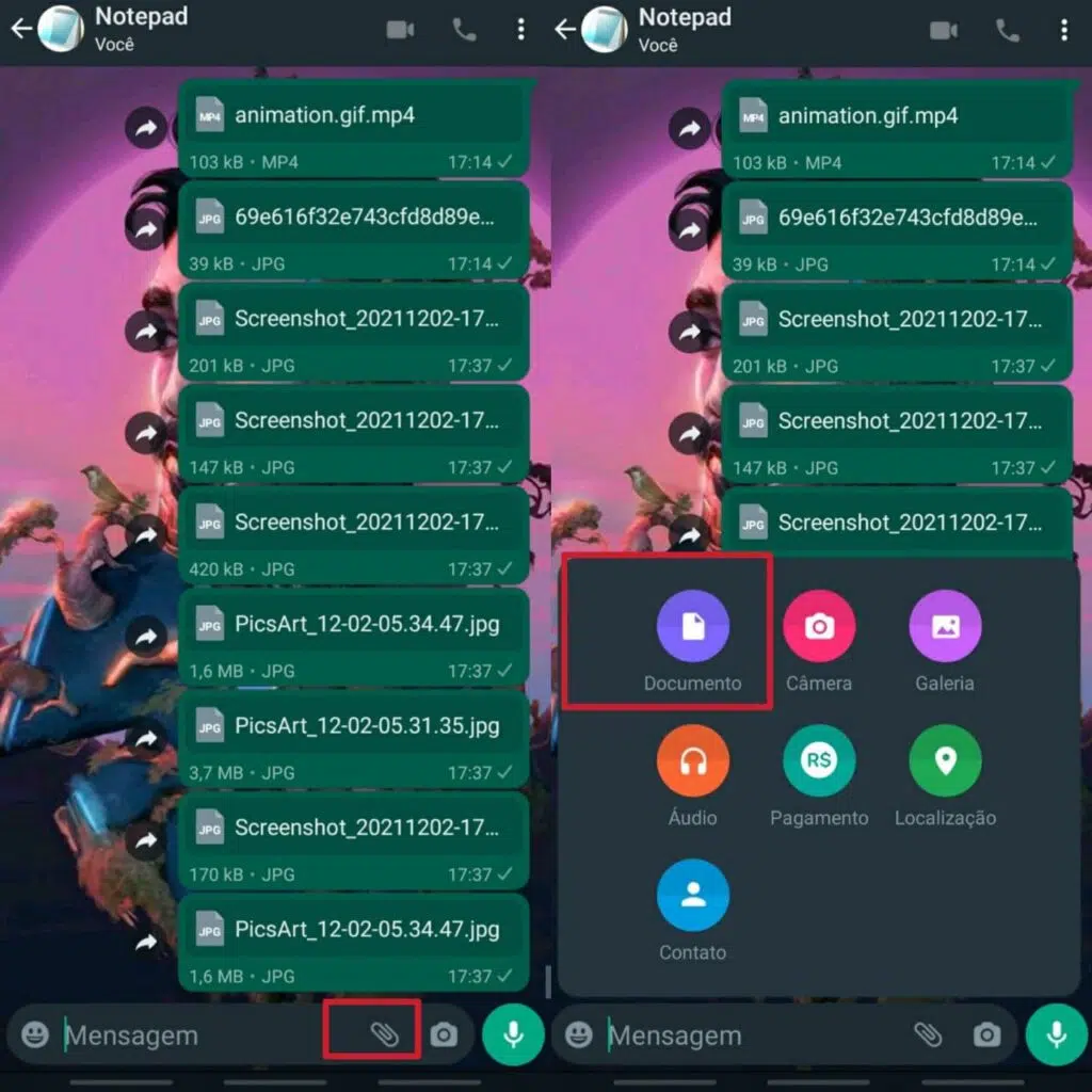 Como enviar fotos em alta qualidade pelo whatsapp Explicação de como realizar envio de vídeos no whatsapp sem perda de qualidade