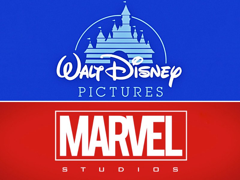 Logo da marvel studios e walt disney pictures